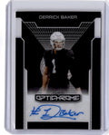 2025 Leaf Optichrome #BA-DB1 Derrick Baker Base Autographs Crystal Black