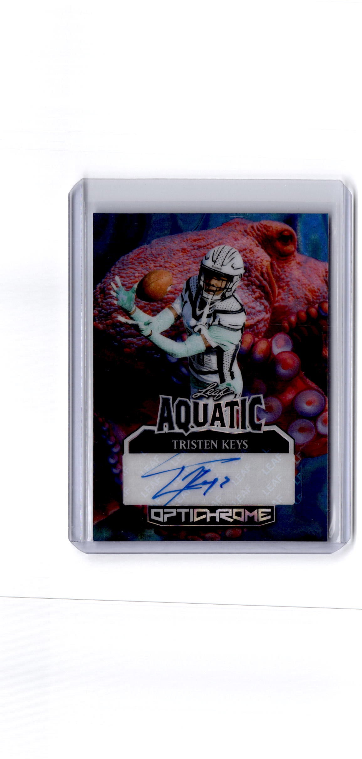 2025 Leaf Optichrome Tristen Keys Aquatic Autographs Shimmer Turtle 1/1