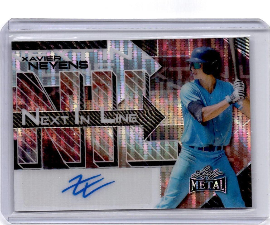 2025 Leaf Metal #NL-XN1 Xavier Neyens Next in Line Crystal Galaxy