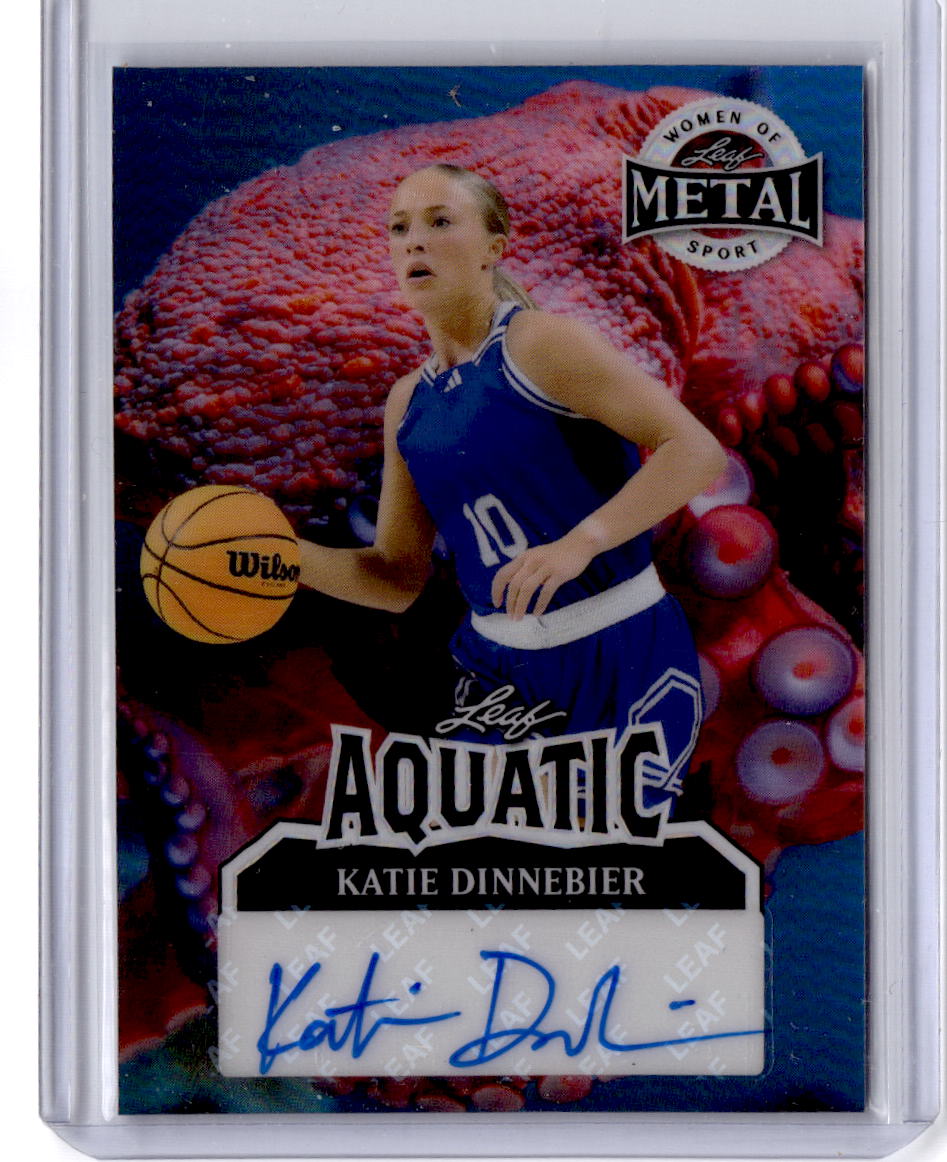 2025 Leaf Metal Women of Sport - Auto Prismatic Clownfish Katie Dinnebier 1/1