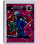 2025 Leaf Metal Women of Sport - A League Of Her Own Lava Red Maya Brady #/1