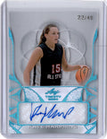 2024 Leaf Trinity #CA-KH1 Kate Harpring Clear Autographs Platinum