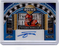 2025 Leaf Metal #DB-TMM Tetairoa McMillan Draft Bound Prismatic Blue #/20
