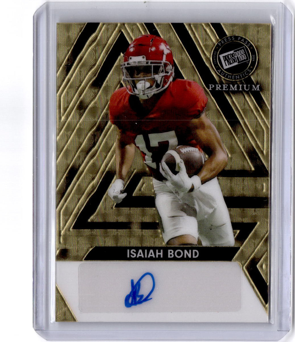 2024 Leaf Metal #BA-IB1 Isaiah Bond Autographs Super Prismatic Gold 1/1