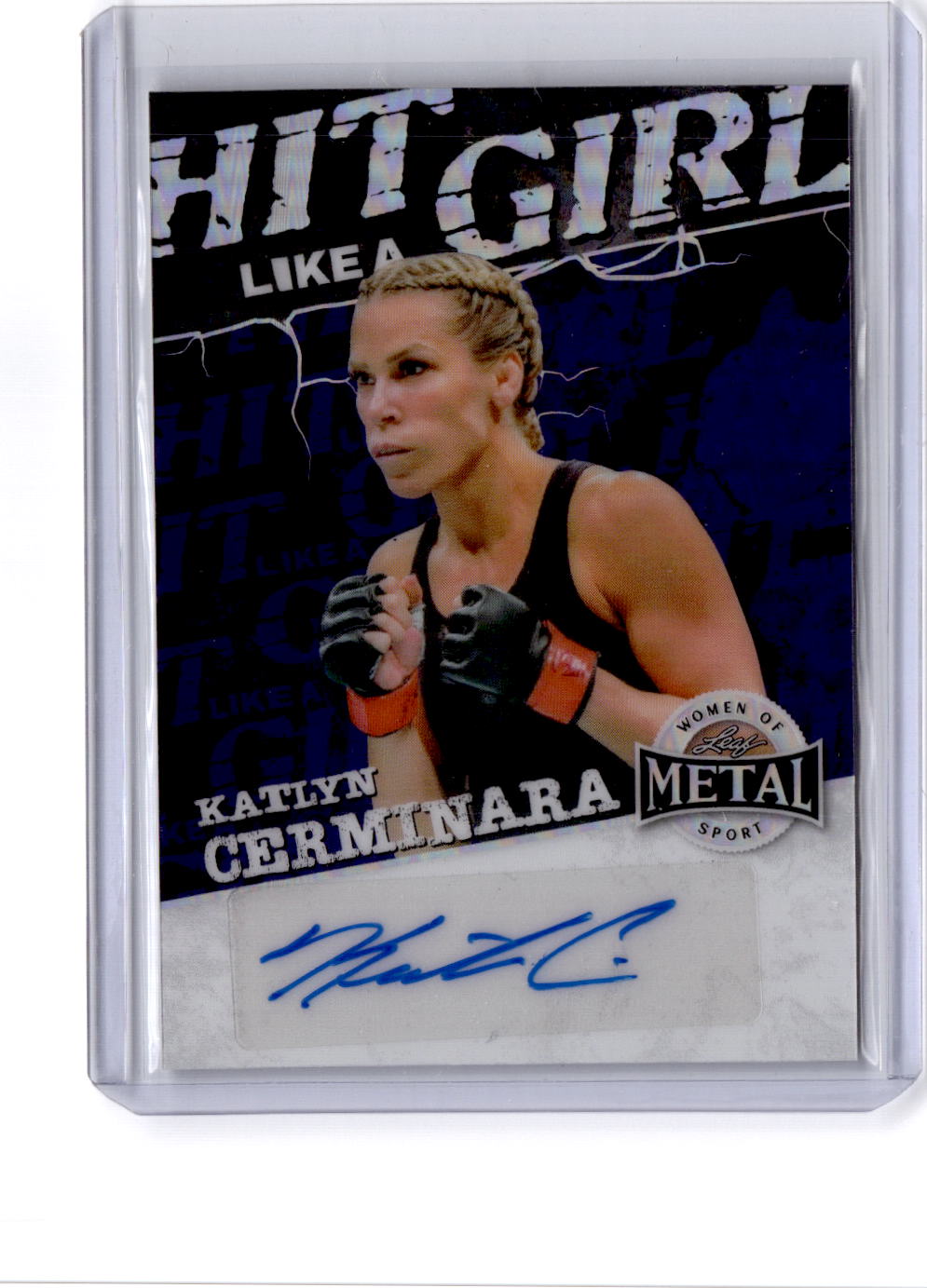 2025 Leaf Metal Women of Sport Autographs Prismatic Purple Katlyn Cerminara #/6