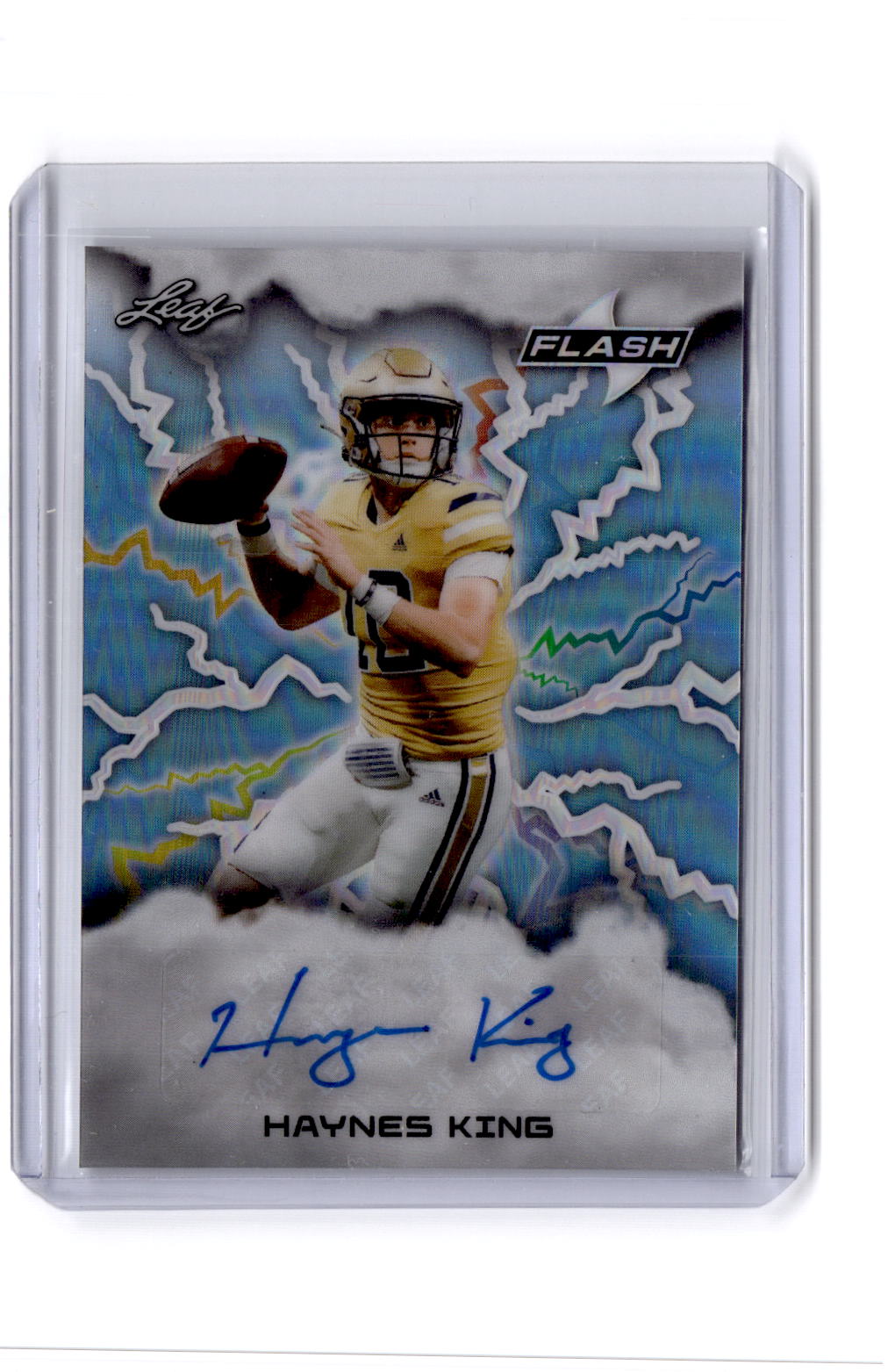 2025 Leaf Eclectic Signature  Haynes King Flash Base Auto Prismatic Blue 1/1