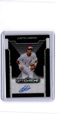 2025 Leaf Optichrome #FA-JL1 Justin Lebron  Autographs Crystal Black 1/1