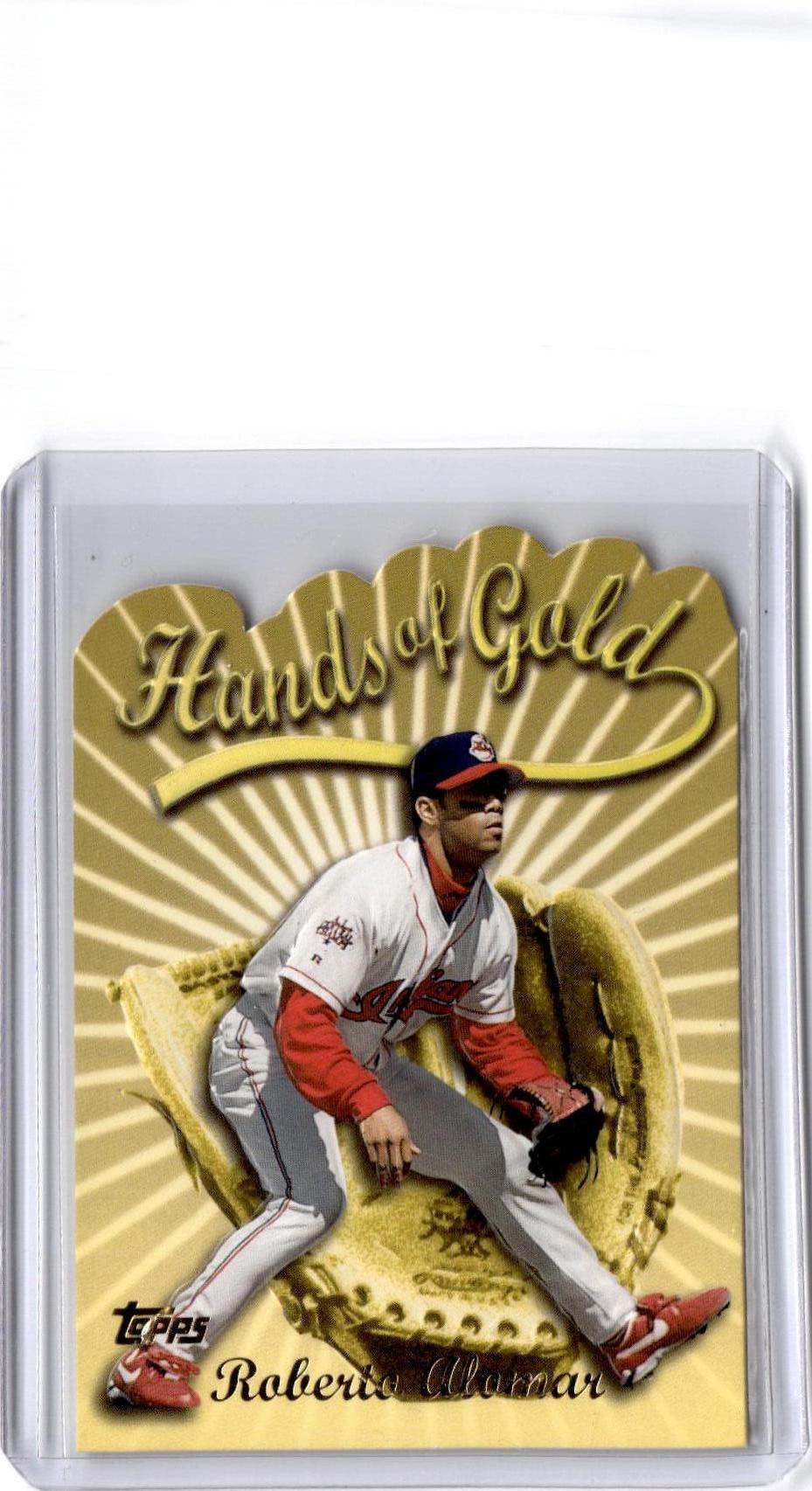 2000 Topps #HG4 Roberto Alomar Hands of Gold