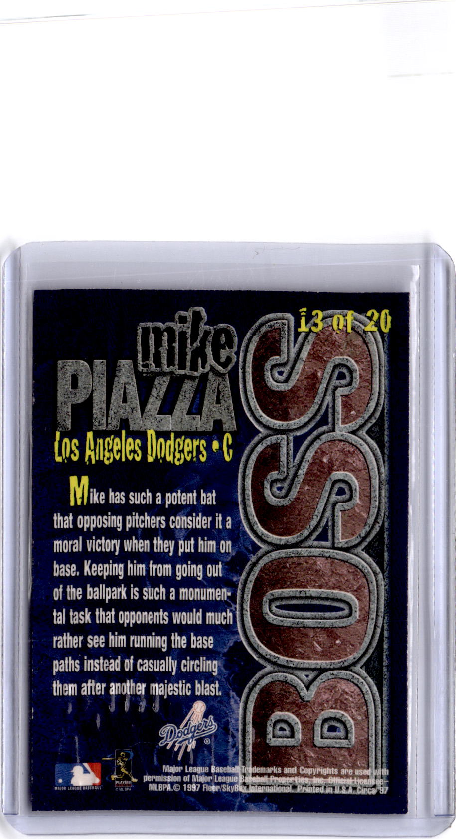 1997 Circa #13 Mike Piazza Super Boss