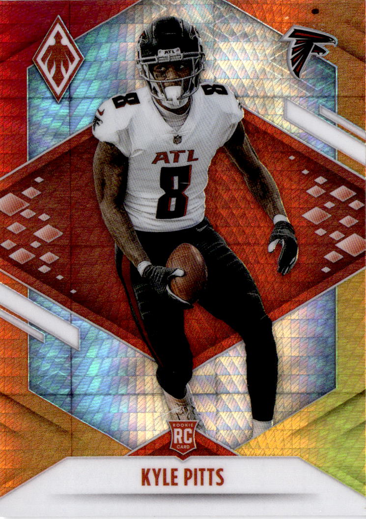 2021 Panini Phoenix #104 Kyle Pitts Fire Burst