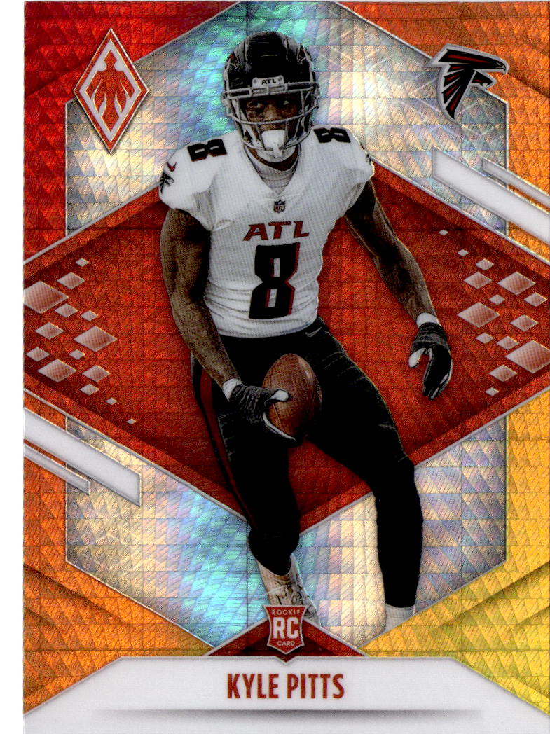 2021 Panini Phoenix #104 Kyle Pitts Fire Burst