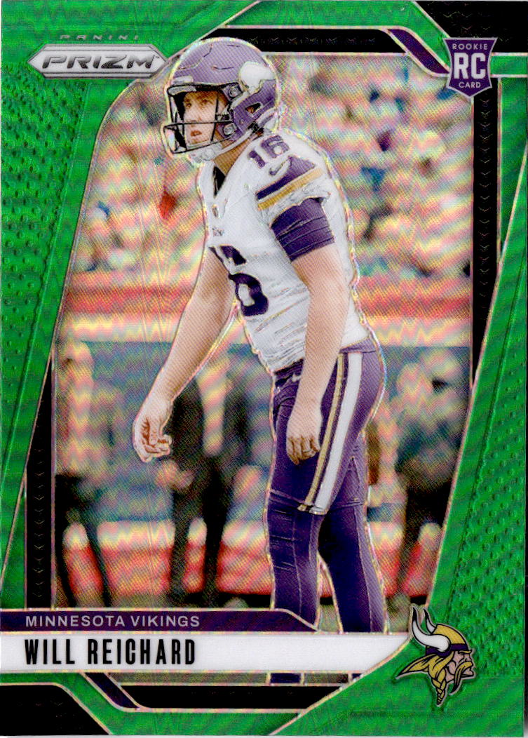 2024 Panini Prizm #396 Will Reichard Red White and Blue