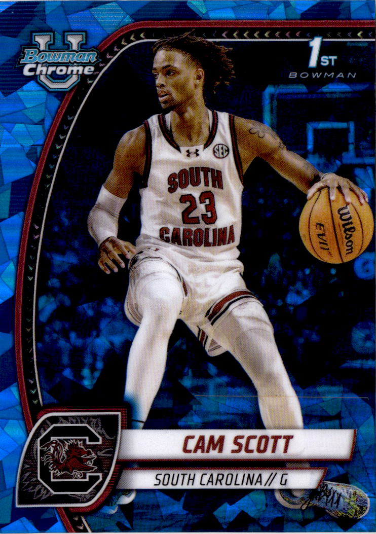 2024-25 Bowman University Chrome Sapphire #13 Cam Scott