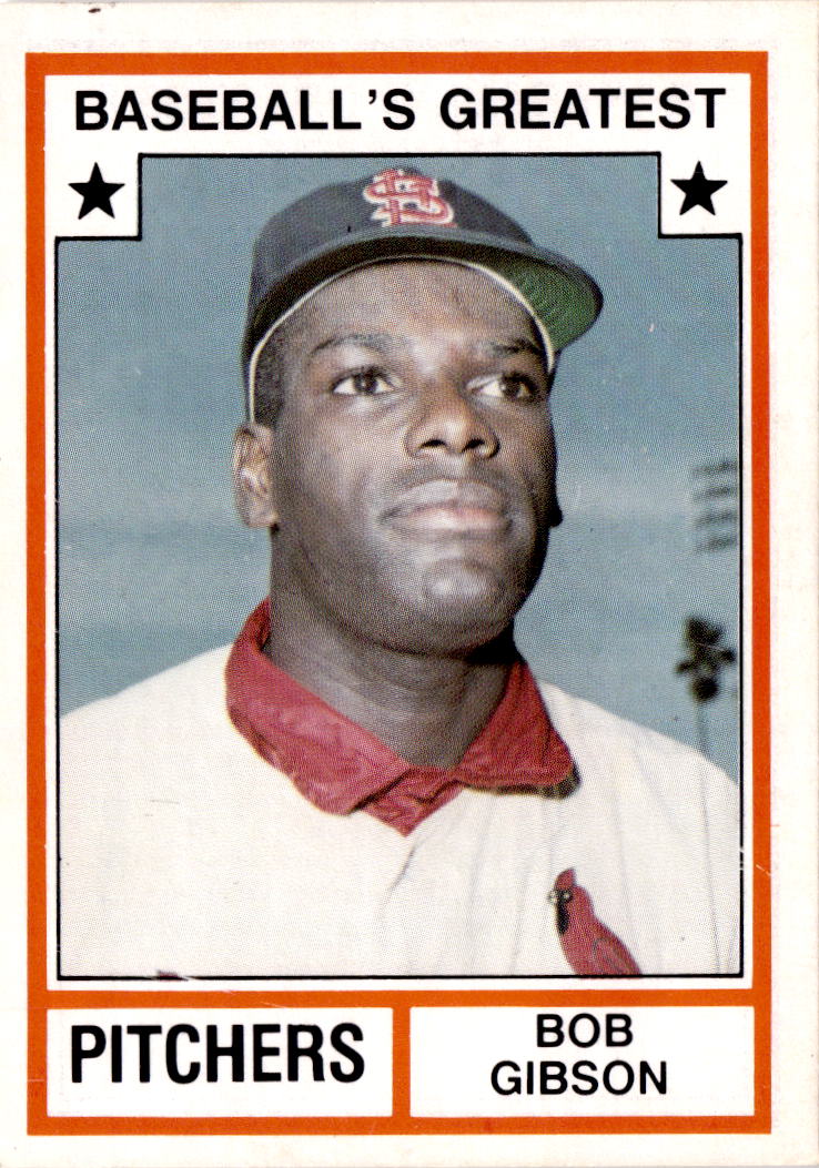 1982 TCMA Baseball's Greatest Pitchers (White Backs) #15 Bob Gibson