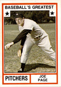 1982 TCMA Baseball's Greatest Pitchers (White  Backs) #4 Joe Page