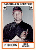 1982 TCMA Baseball's Greatest Pitchers (White Backs) #2 Bob Lemon