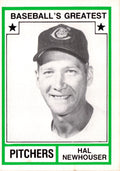1982 TCMA Baseball's Greatest Pitchers (White Backs) #22 Hal Newhouser