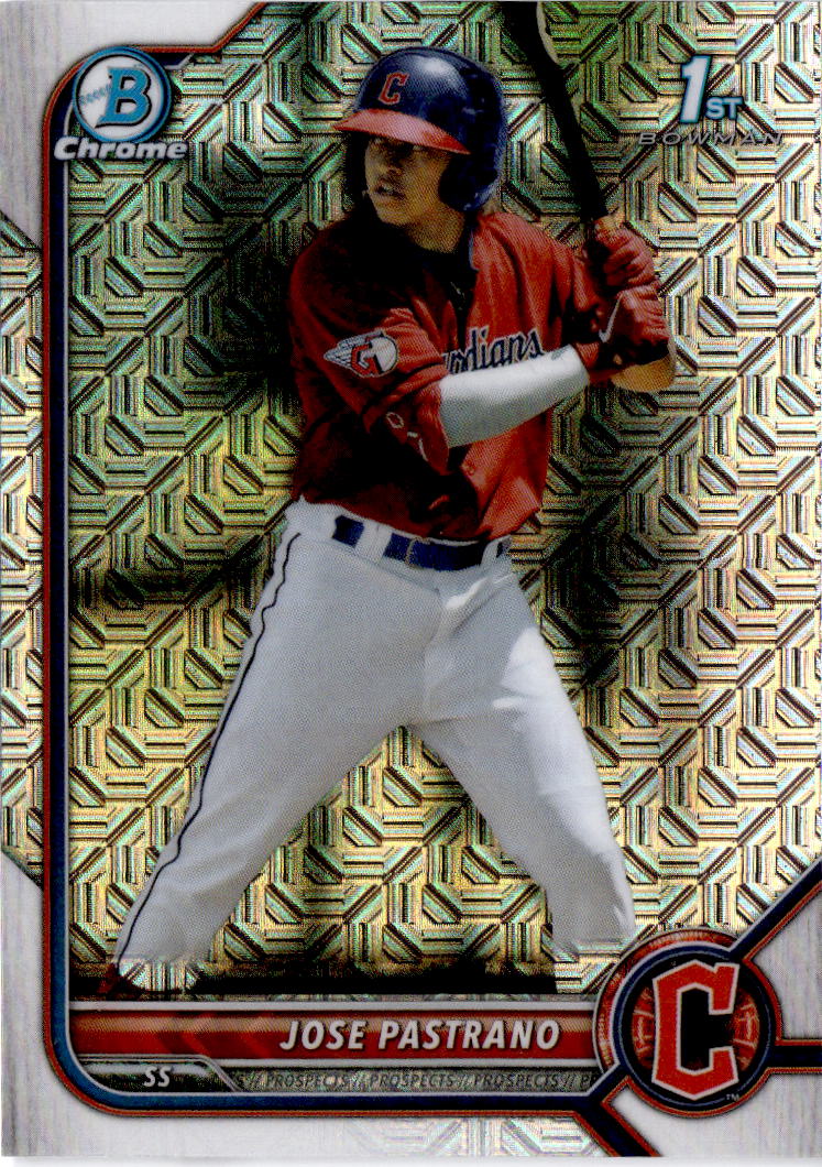 2022 Bowman #BCP-21 Jose Pastrano Chrome Prospects Mojo Refractor