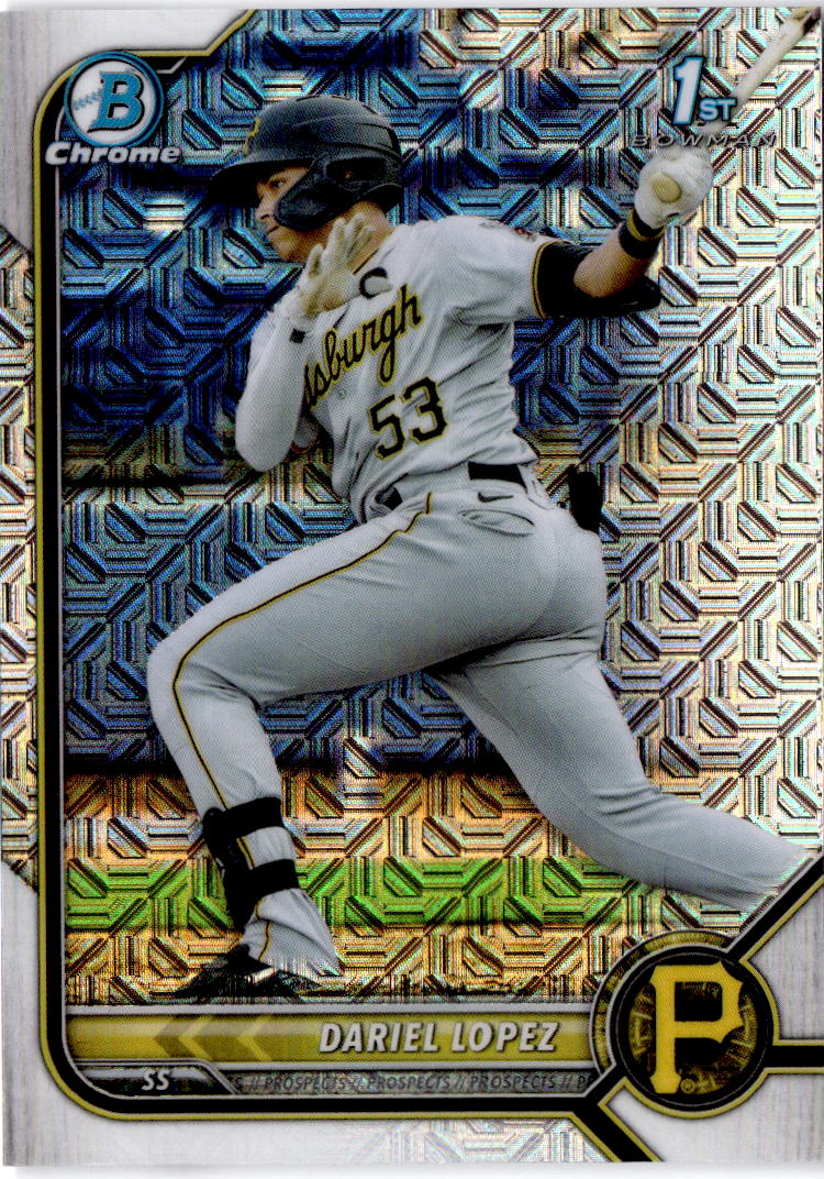 2022 Bowman #BCP-56 Dariel Lopez Chrome Prospects Mojo Refractor