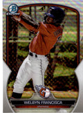 2023 Bowman Draft #BDC-62 Welbyn Francisca Chrome Refractor