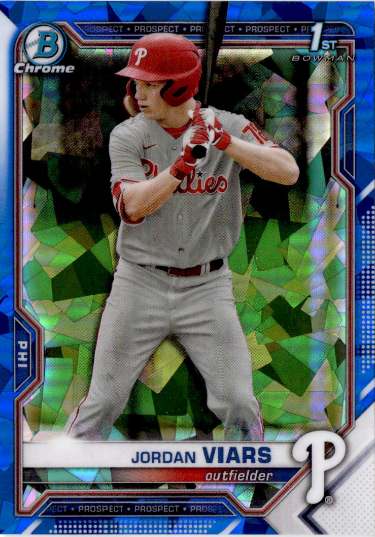 2021 Bowman Draft Sapphire Edition #BDC-132 Jordan Viars