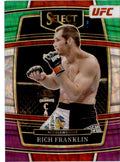 2022 Panini Select UFC #72 Rich Franklin Tri-Color Prizm