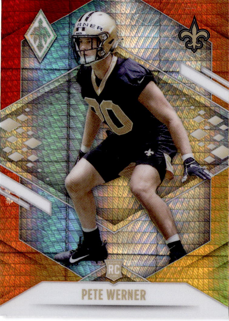 2021 Panini Phoenix #168 Pete Werner Fire Burst