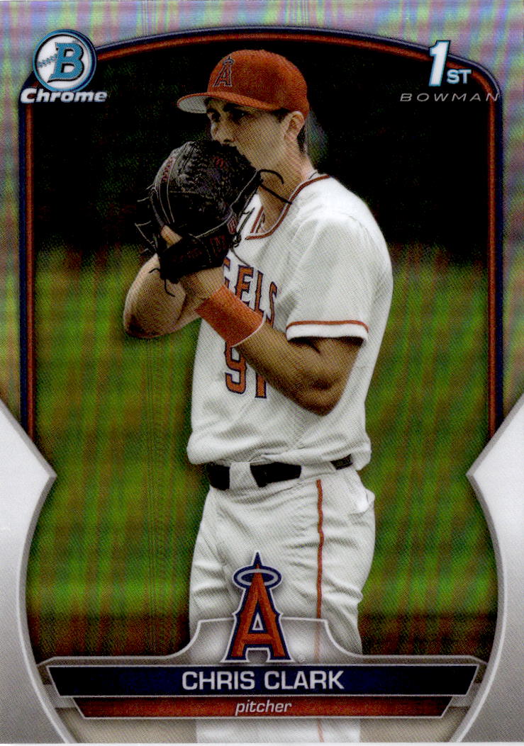 2023 Bowman Draft #BDC-31 Chris Clark Chrome Refractor