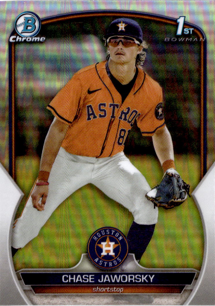 2023 Bowman Draft #BDC-45 Chase Jaworsky Chrome Refractor