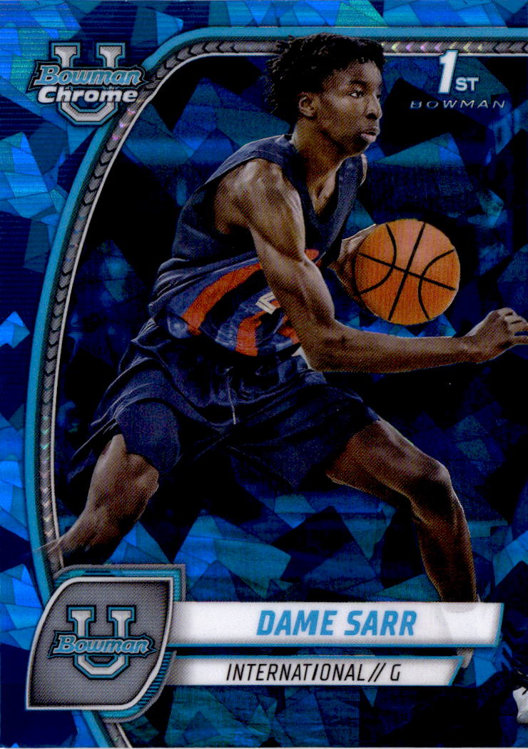 2024-25 Bowman University Chrome Sapphire #17 Dame Sarr