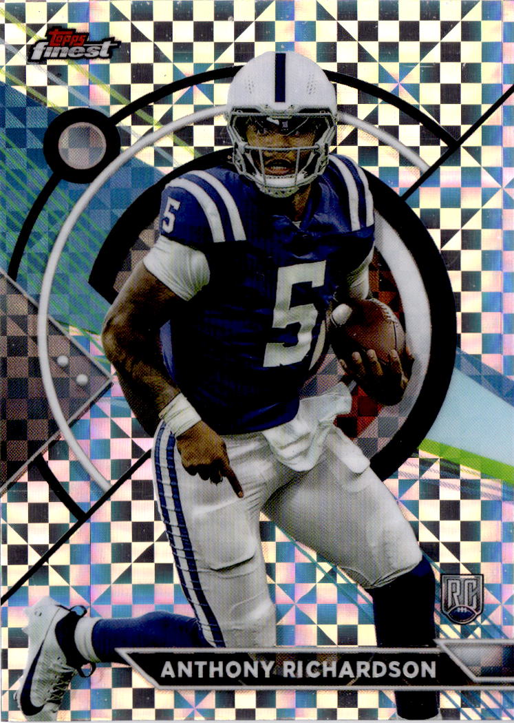 2023 Topps Composite #194 Anthony Richardson Finest Checkerboard Refractor