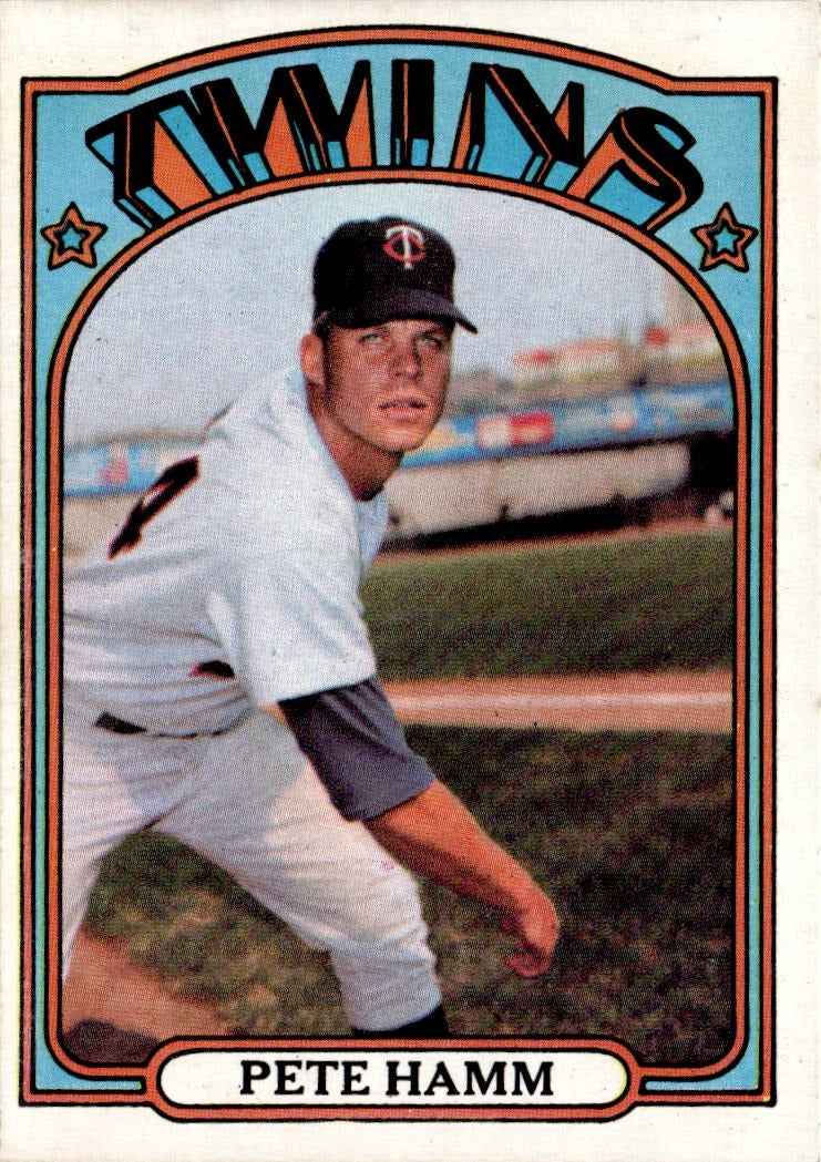 1972 Topps #501 Pete Hamm