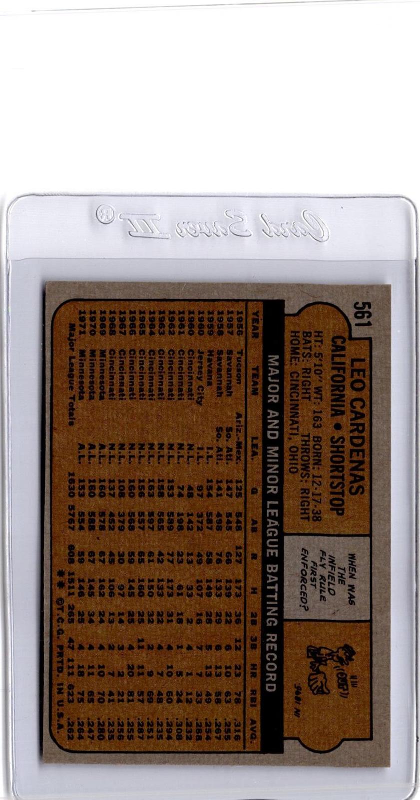 1972 Topps #561 Leo Cardenas