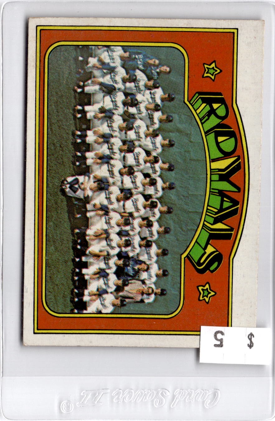 1972 Topps #617 Kansas City Royals