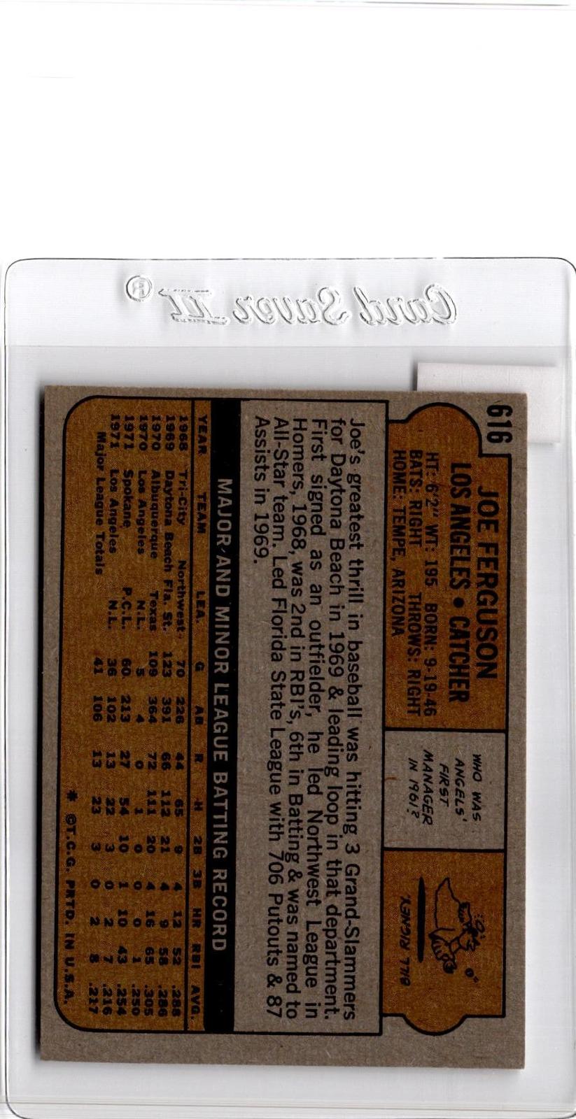 1972 Topps #616 Joe Ferguson