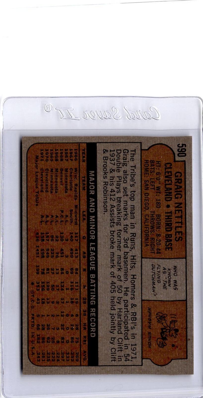 1972 Topps #590 Graig Nettles