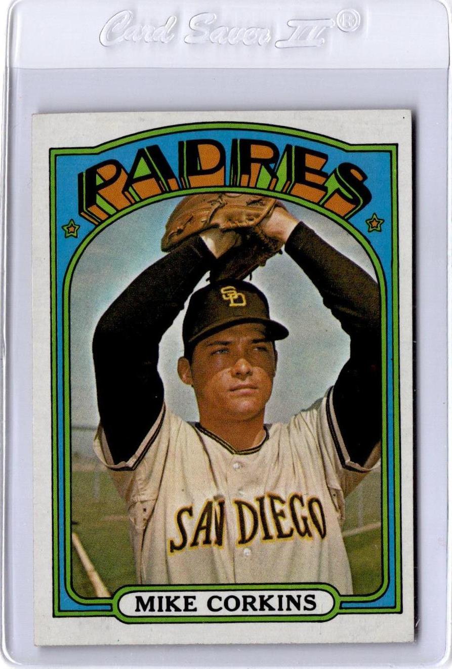 1972 Topps #608 Mike Corkins