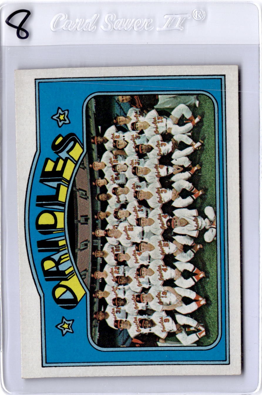 1972 Topps #731 Baltimore Orioles