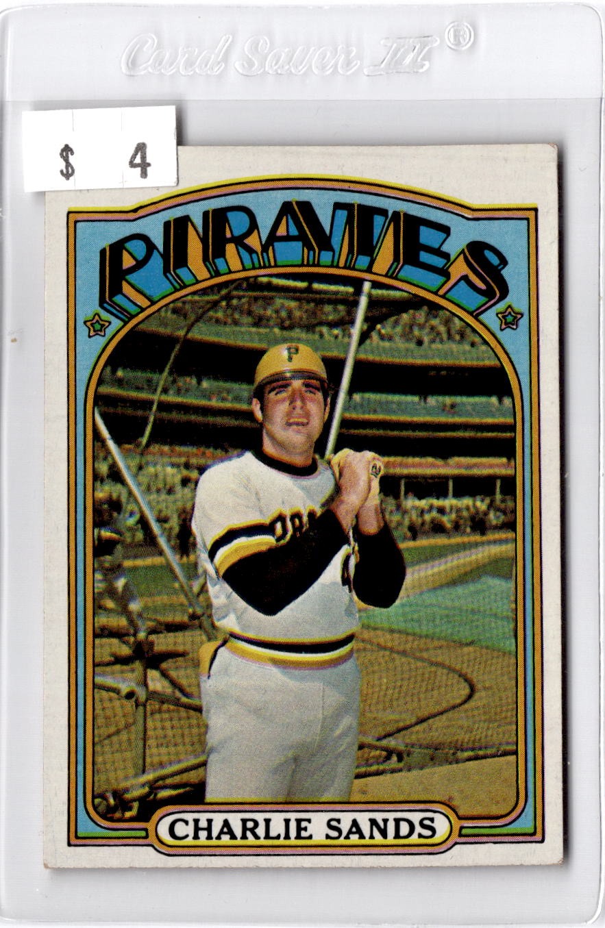 1972 Topps #538 Charlie Sands