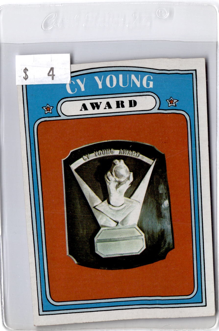 1972 Topps #623 Cy Young Award