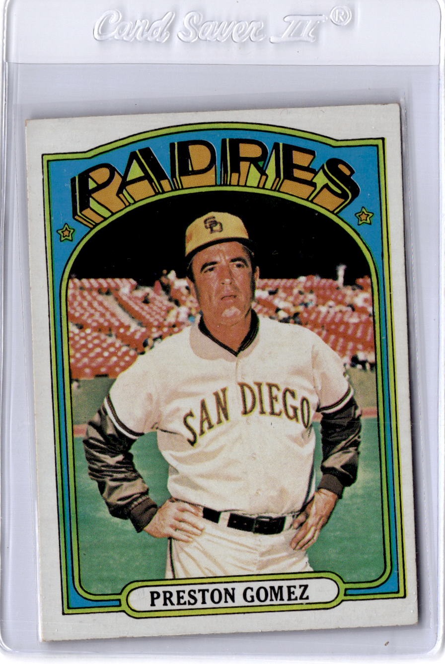 1972 Topps #637 Preston Gomez