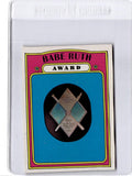 1972 Topps #626 Babe Ruth Award