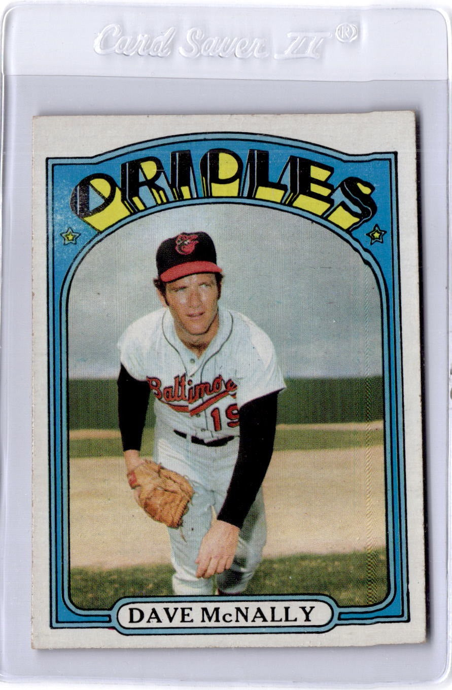 1972 Topps #490 Dave McNally