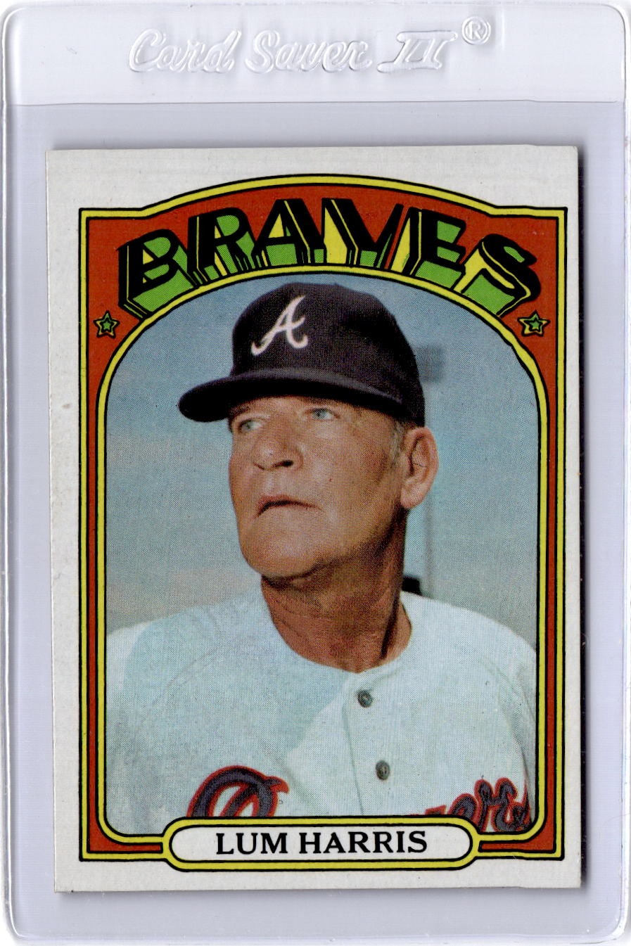 1972 Topps #484 Lum Harris