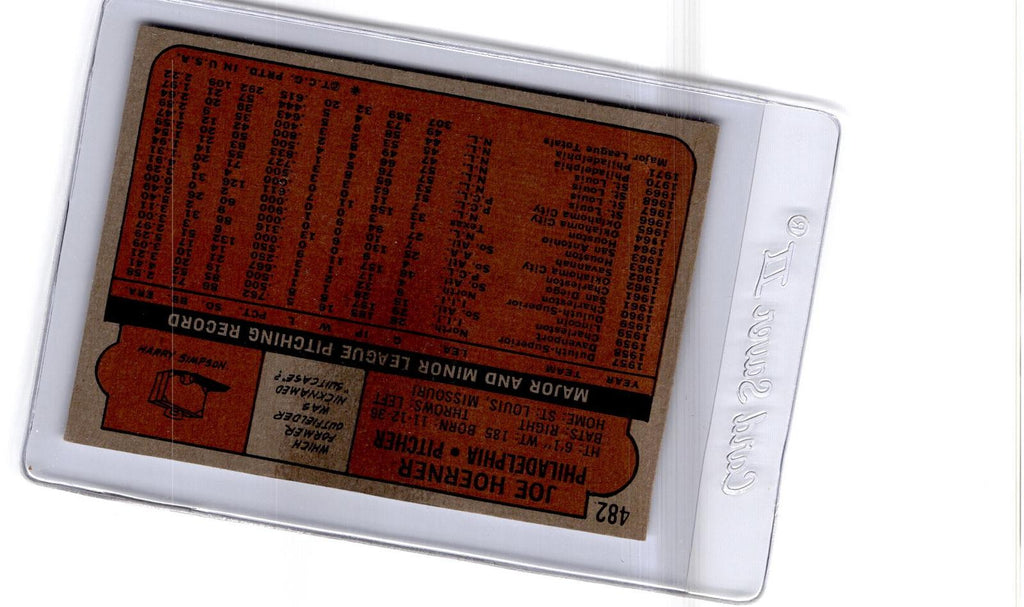 1972 Topps #482 Joe Hoerner