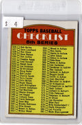 1972 Topps #478b Checklist 5th Series : Smaller print on front