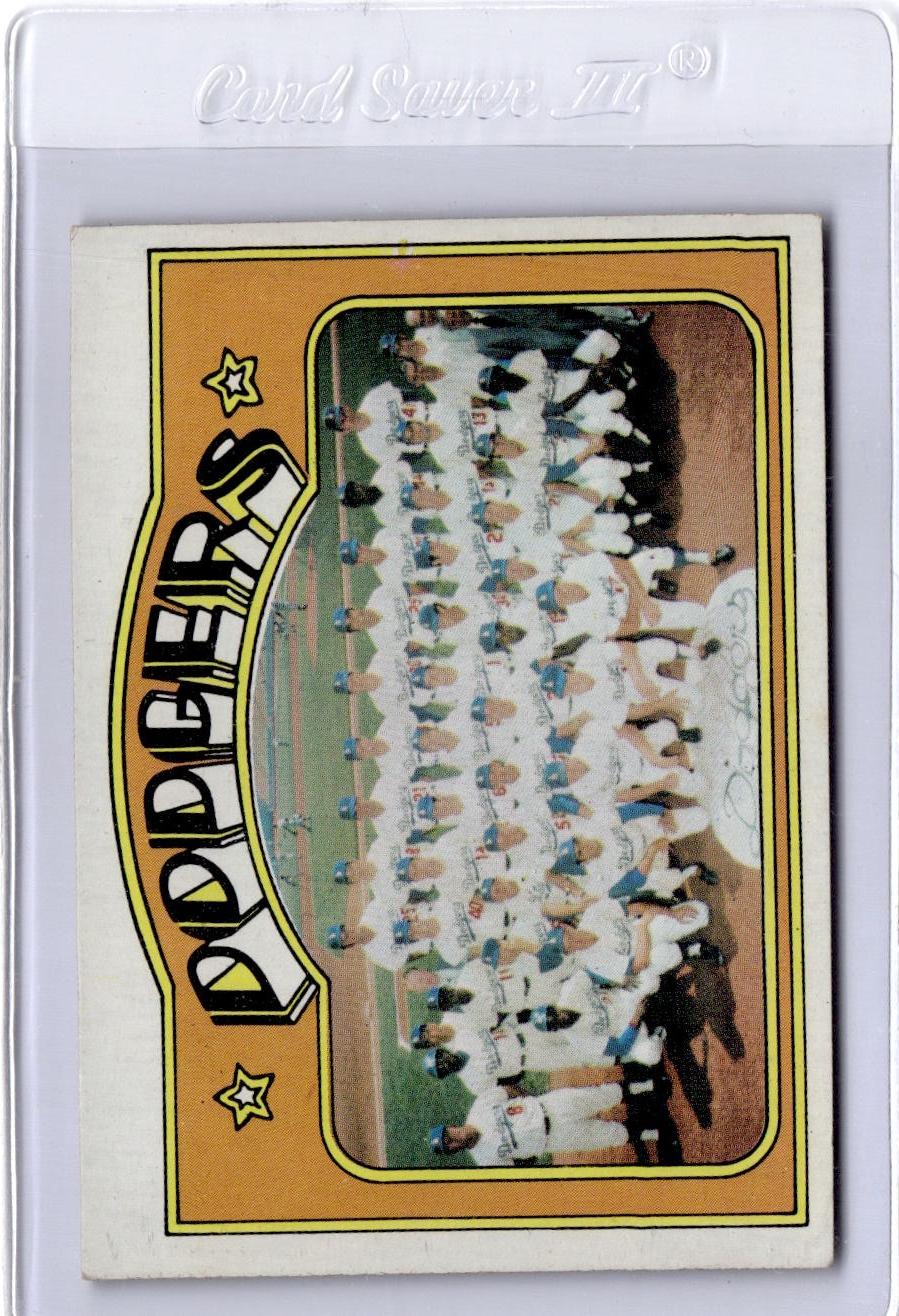 1972 Topps #522 Los Angeles Dodgers