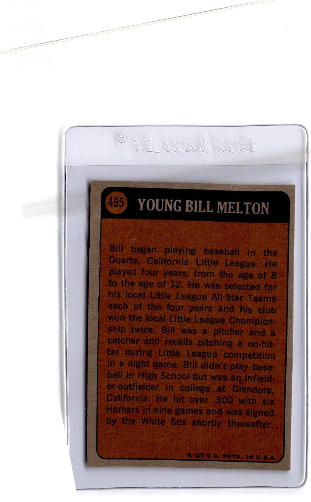 1972 Topps #495 Bill Melton