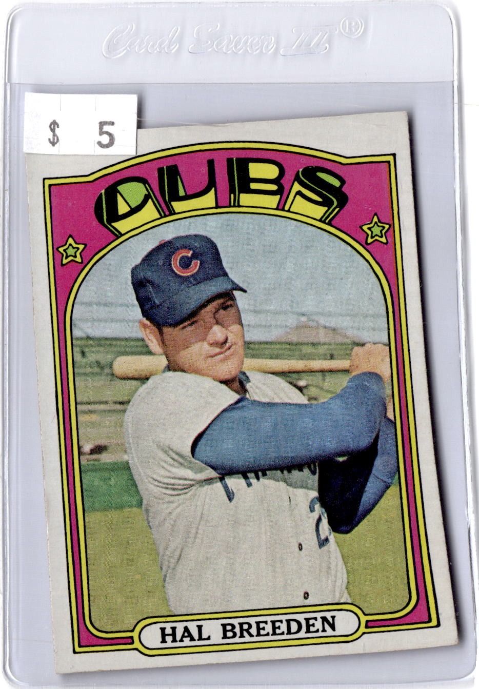 1972 Topps #684 Hal Breeden