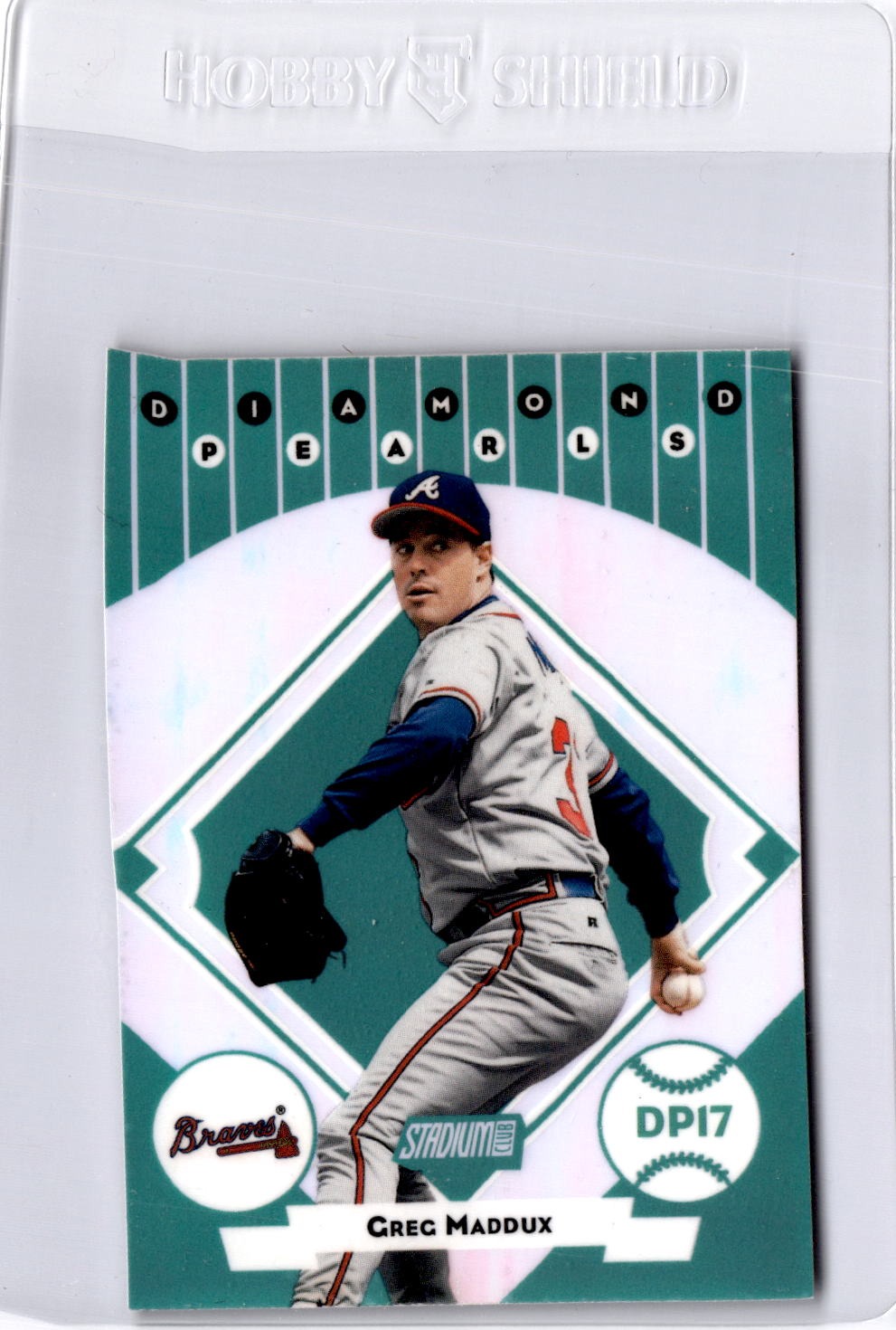 2001 Stadium Club #DP17 Greg Maddux Diamond Pearls
